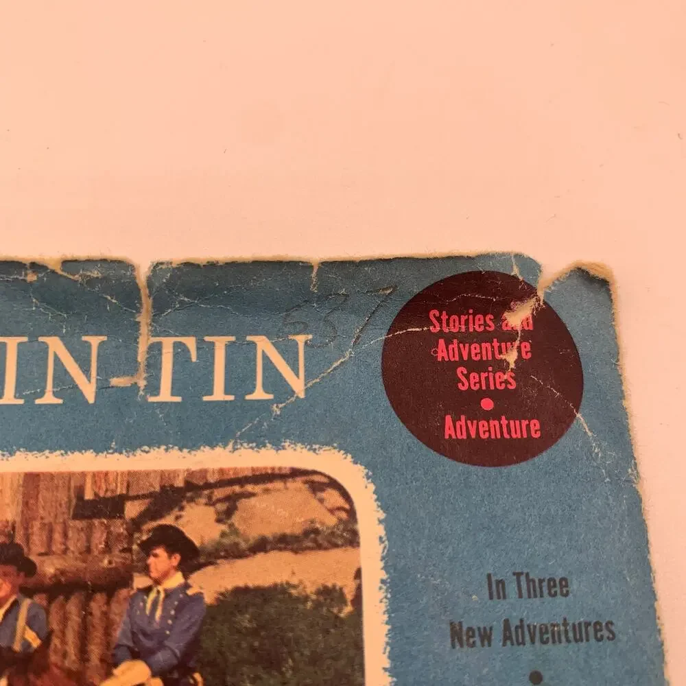 Vintage Sawyer’s View-Master Rin-Tin-Tin Packet B930 3 Reel Set with Sleeves